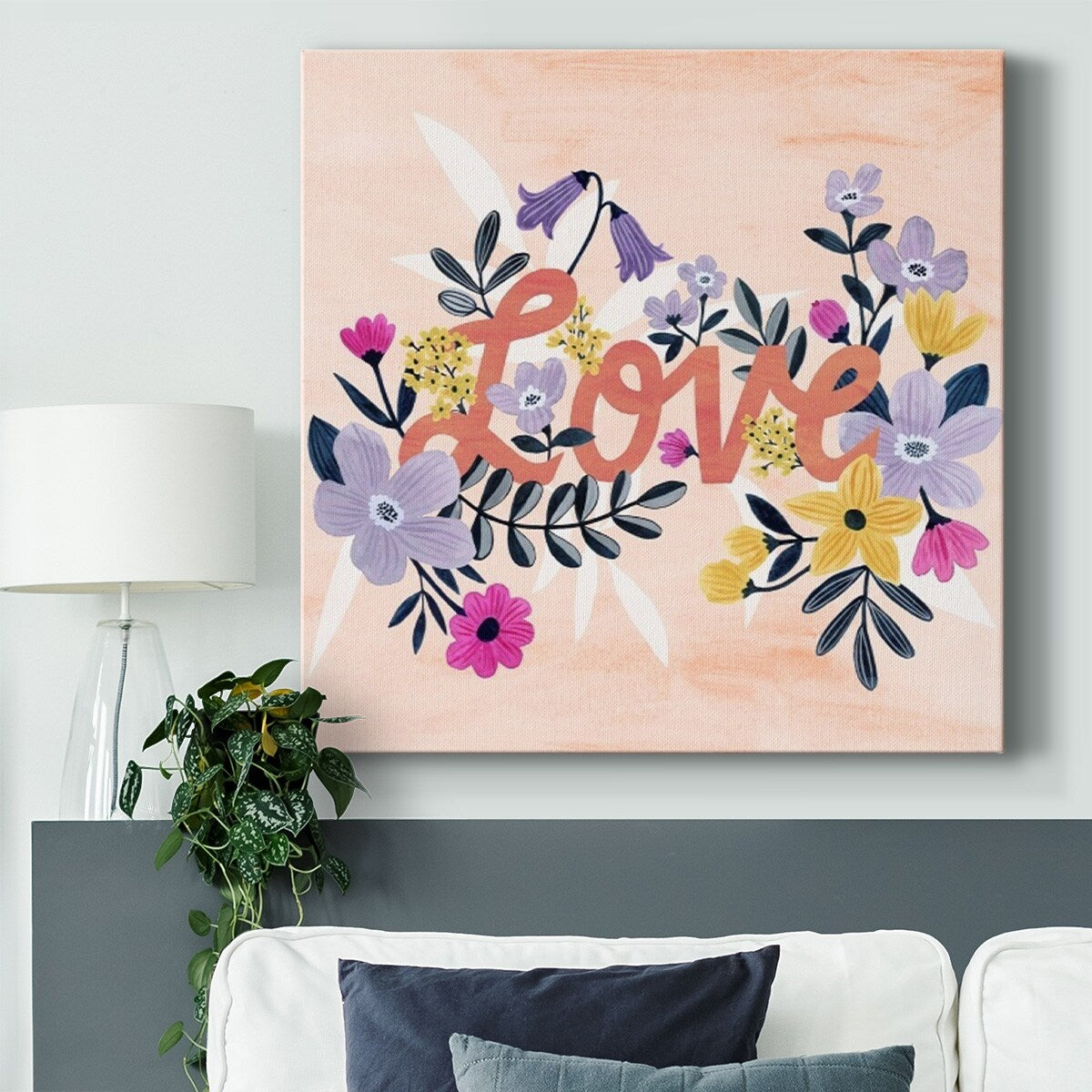 Bloomin' Love I-Gallery Wrapped Canvas