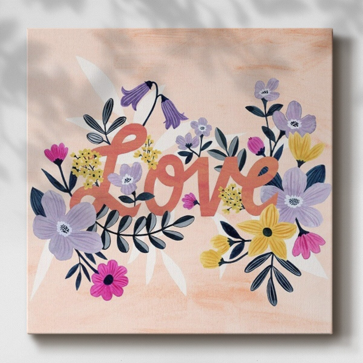 Bloomin' Love I-Gallery Wrapped Canvas