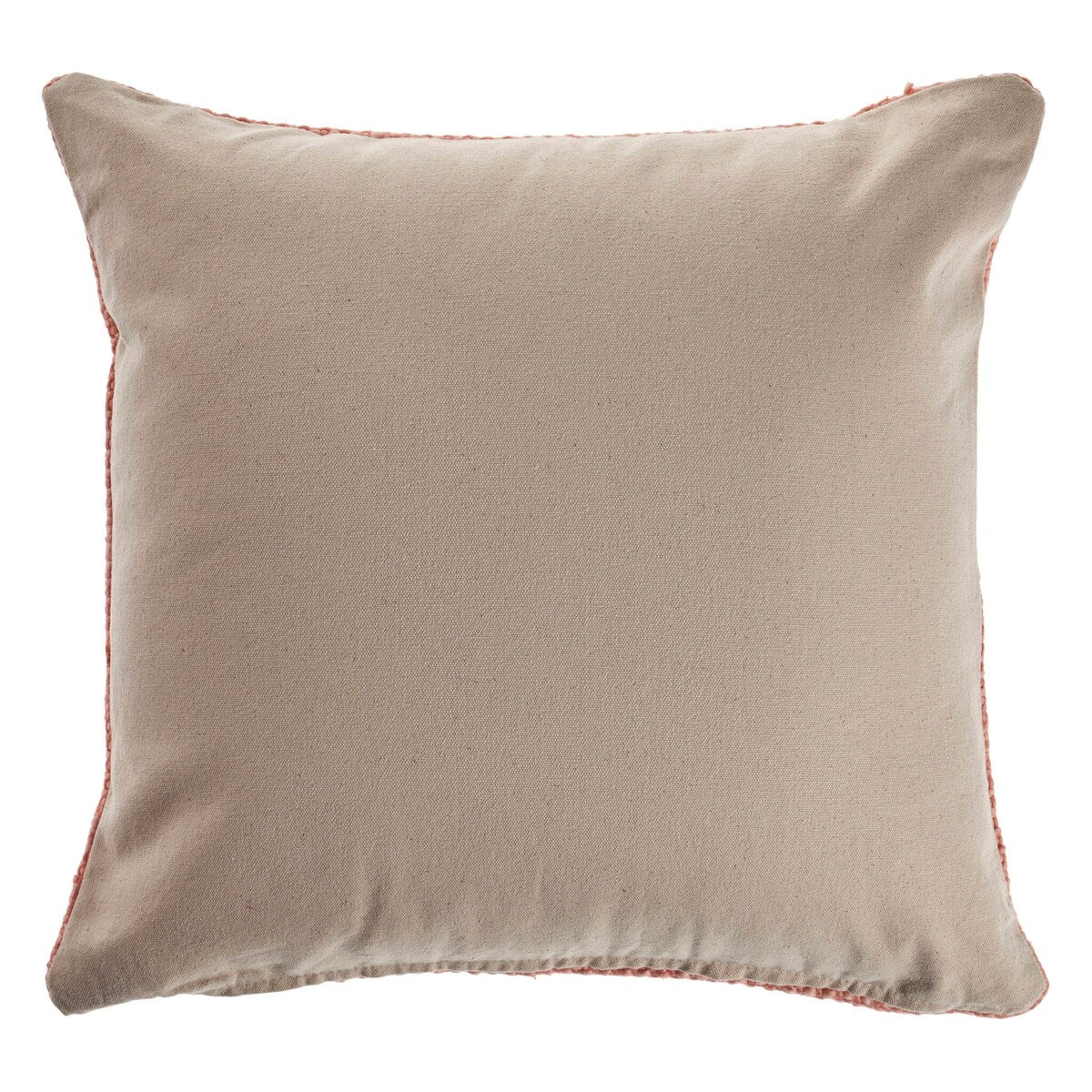 Sevita Blooming Dahlia Soft Pink Solid Throw Pillow