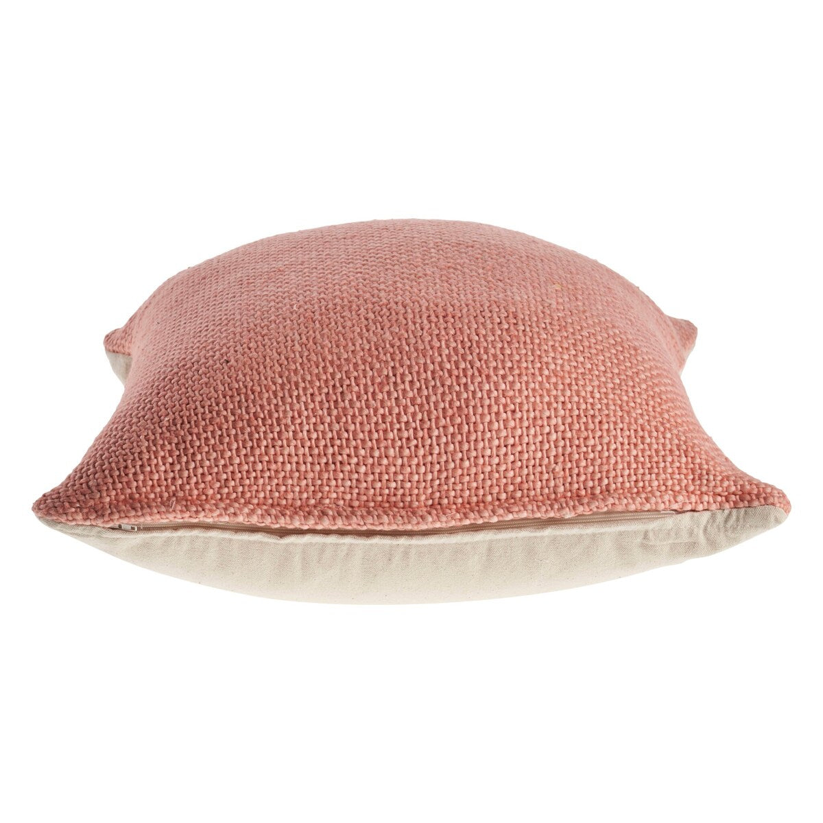 Sevita Blooming Dahlia Soft Pink Solid Throw Pillow