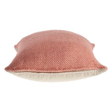 Sevita Blooming Dahlia Soft Pink Solid Throw Pillow