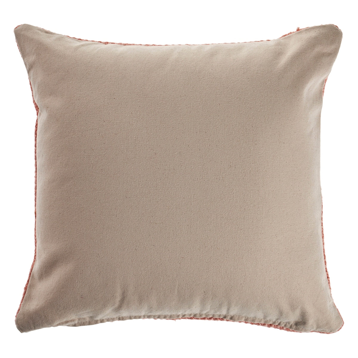 Sevita Blooming Dahlia Soft Pink Solid Throw Pillow