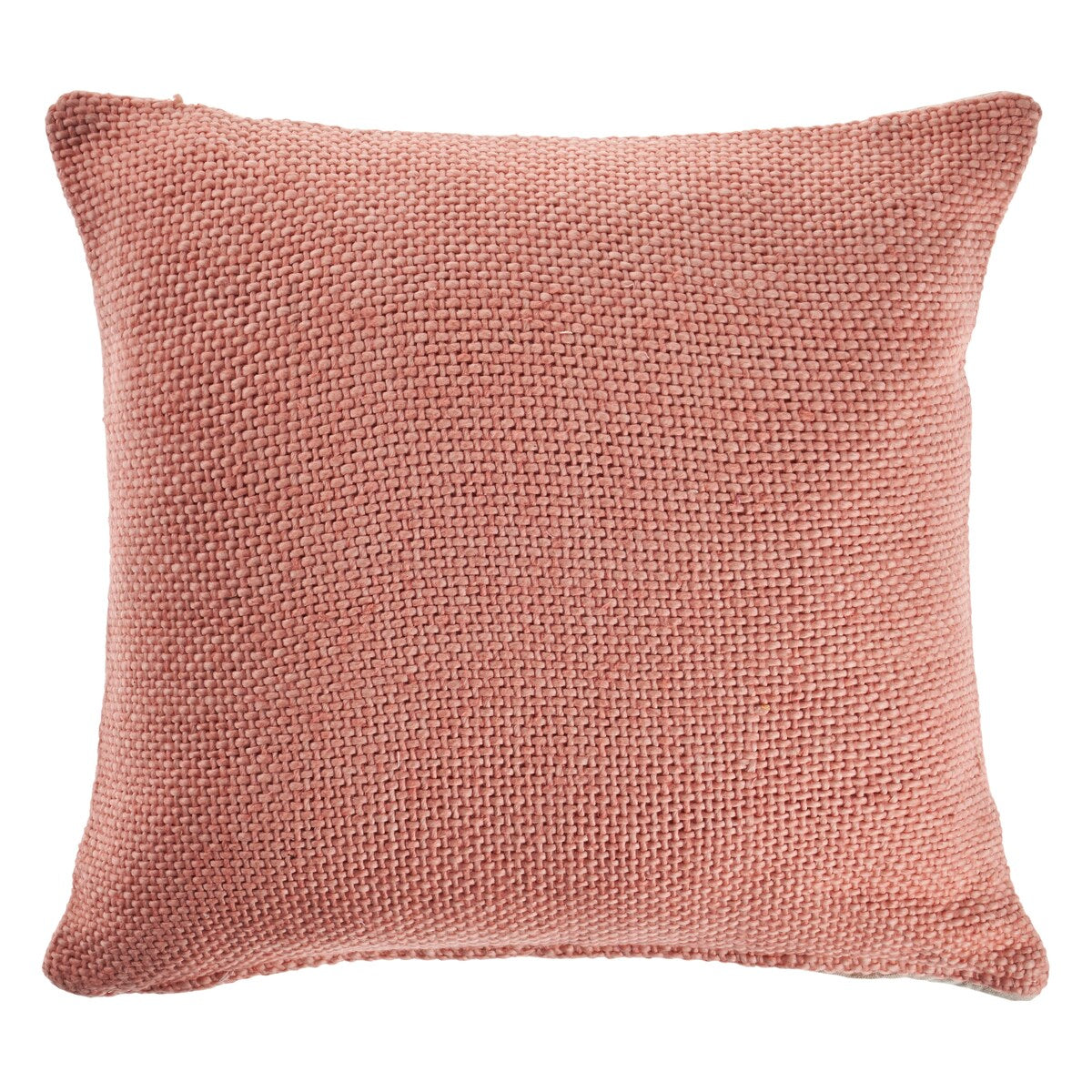 Sevita Blooming Dahlia Soft Pink Solid Throw Pillow