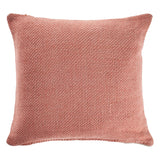 Sevita Blooming Dahlia Soft Pink Solid Throw Pillow