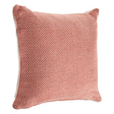 Sevita Blooming Dahlia Soft Pink Solid Throw Pillow