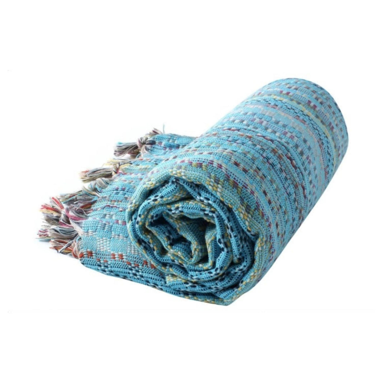 Citizens of the Beach Blue Bohemian Turkish Beach Bath Towel - Sand Resistant Quick Drying Absorbent Boho Gypsy Towels