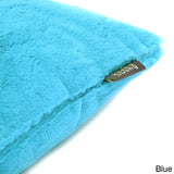 Aurora Home Faux Mink 12x12-inch Decorative Pillows (Set of 2)