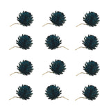 Blue Goose Feather Ball, Set of 12