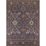Blue Heriz Serapi Area Rug Handmade Wool Carpet - 7'9"x 10'4"