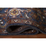 Blue Heriz Serapi Area Rug Handmade Wool Carpet - 7'9"x 10'4"