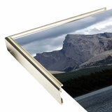 Blue Horizon II-WILWAY109775 Framed Print 18"x36" by Willow Way Studios, Inc.
