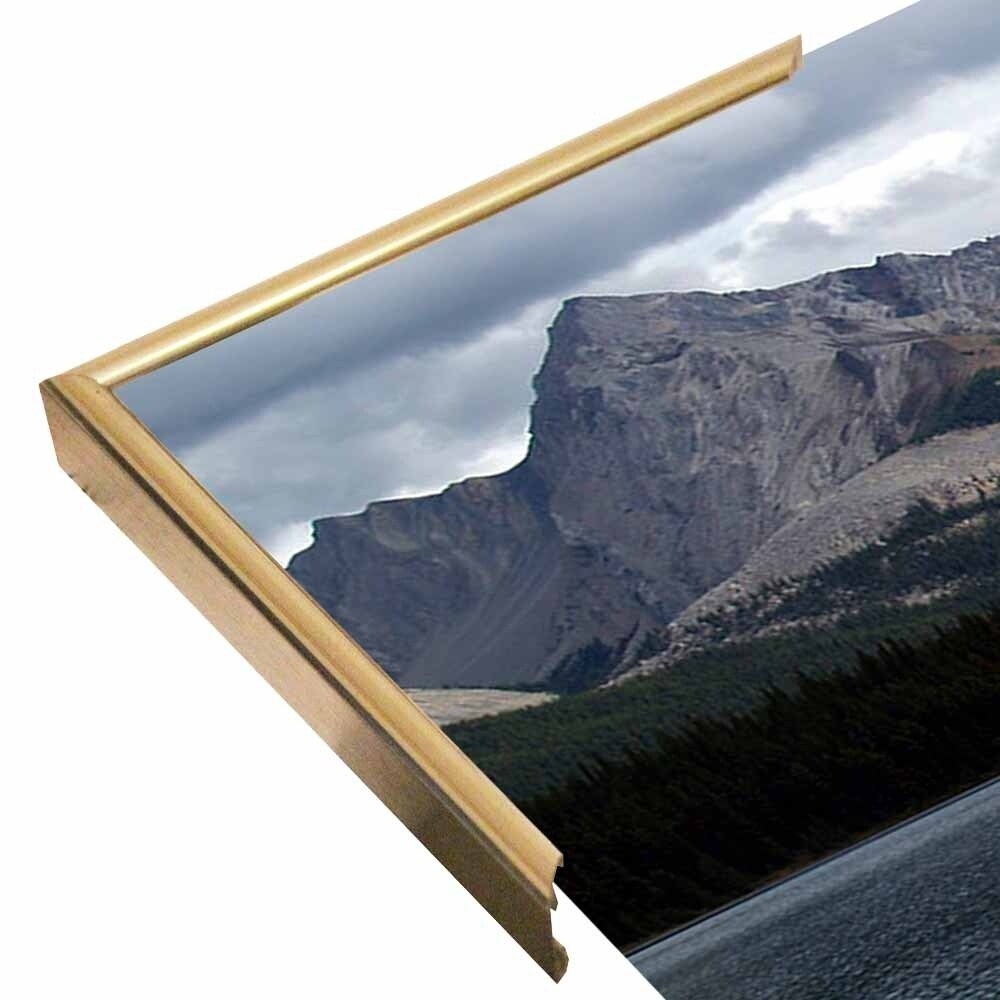 Blue Horizon II-WILWAY109775 Framed Print 18"x36" by Willow Way Studios, Inc.