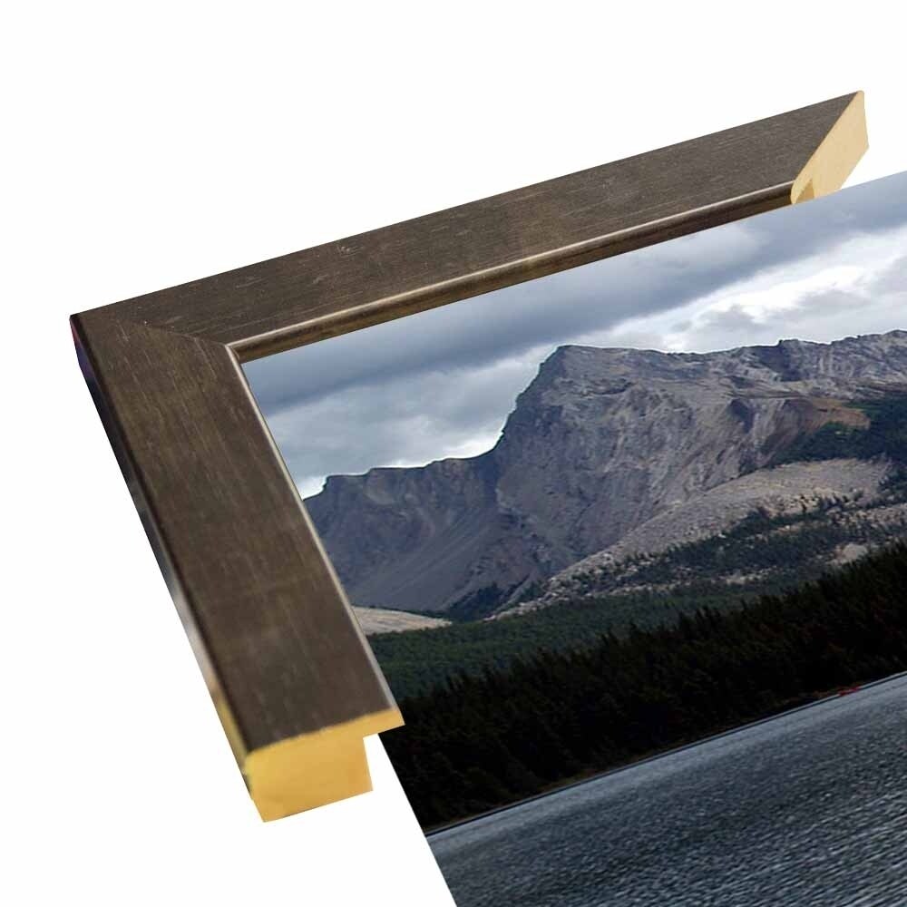 Blue Horizon II-WILWAY109775 Framed Print 18"x36" by Willow Way Studios, Inc.