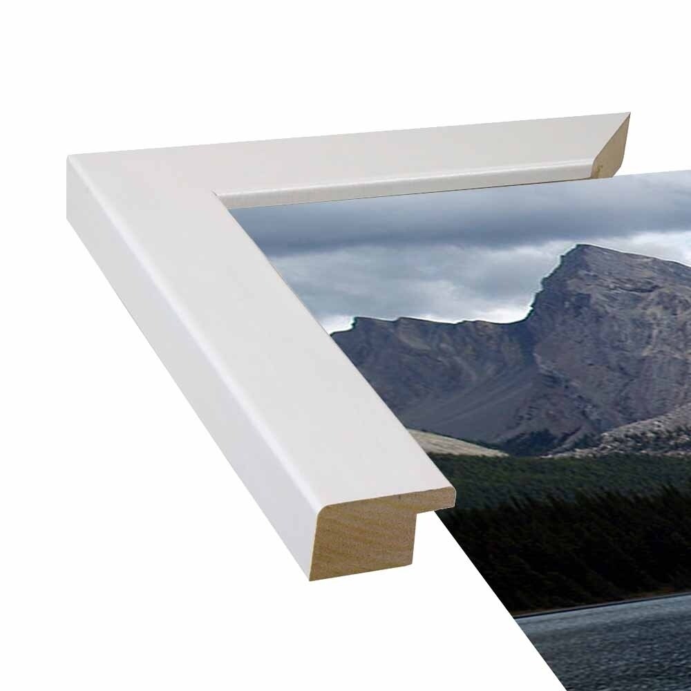 Blue Horizon II-WILWAY109775 Framed Print 18"x36" by Willow Way Studios, Inc.