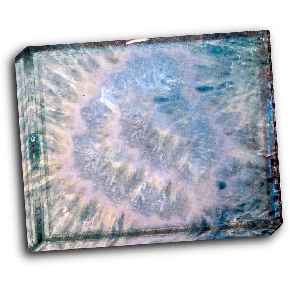 Blue Hue Minerals 20x16 Gallery Wrapped Stretched Canvas