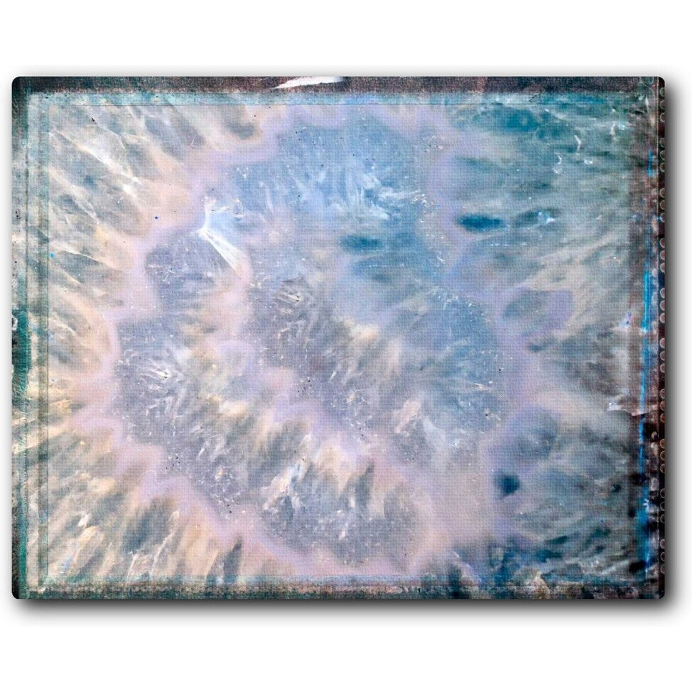 Blue Hue Minerals 20x16 Gallery Wrapped Stretched Canvas