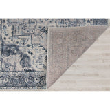 Blue Ivory Traditional Persian Area Rug Tapis Living Room