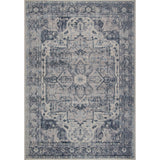 Blue Ivory Traditional Persian Area Rug Tapis Living Room