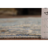 Blue Medallion Tabriz Persian Rug Hand-Knotted Geometric Wool Carpet - 6'6"x 9'10"