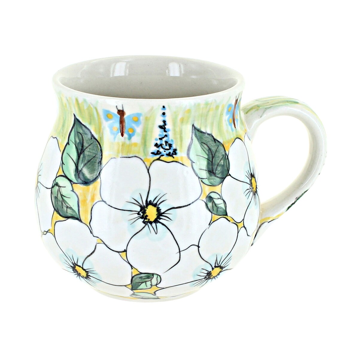 Blue Rose Polish Pottery 118 Millena Bubble Mug – Overstock