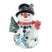 Blue Rose Polish Pottery A129 Andy Large Snowman Luminary