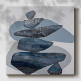 Blue Stone-Gallery Wrapped Canvas
