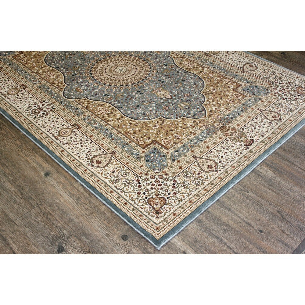 Blue Tehran Persian Area Rug - 8' x 11'