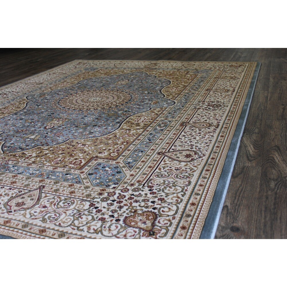 Blue Tehran Persian Area Rug - 8' x 11'