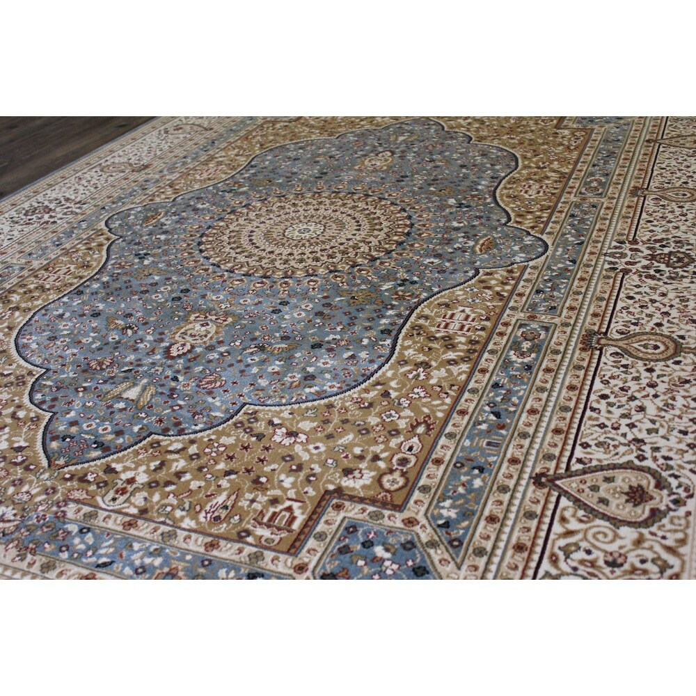 Blue Tehran Persian Area Rug - 8' x 11'