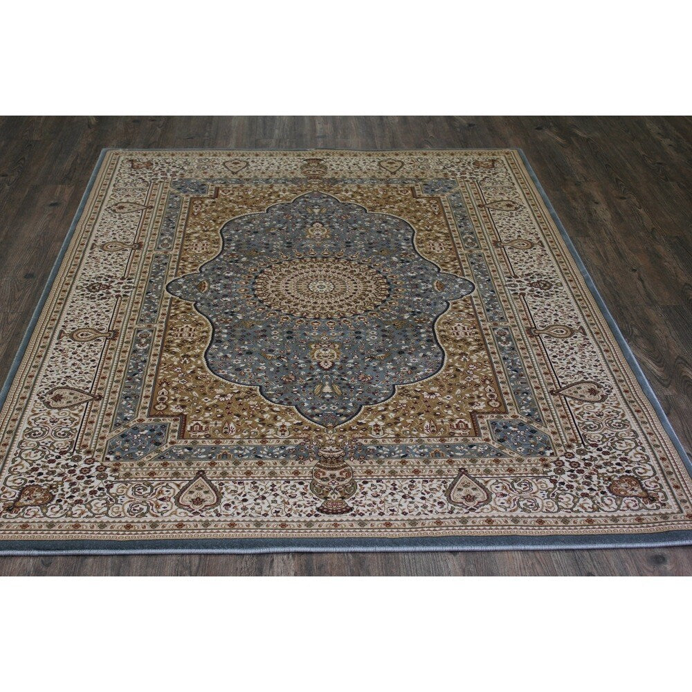 Blue Tehran Persian Area Rug - 8' x 11'