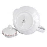Blueberry Porcelain White Teapot - 40.58 fl oz