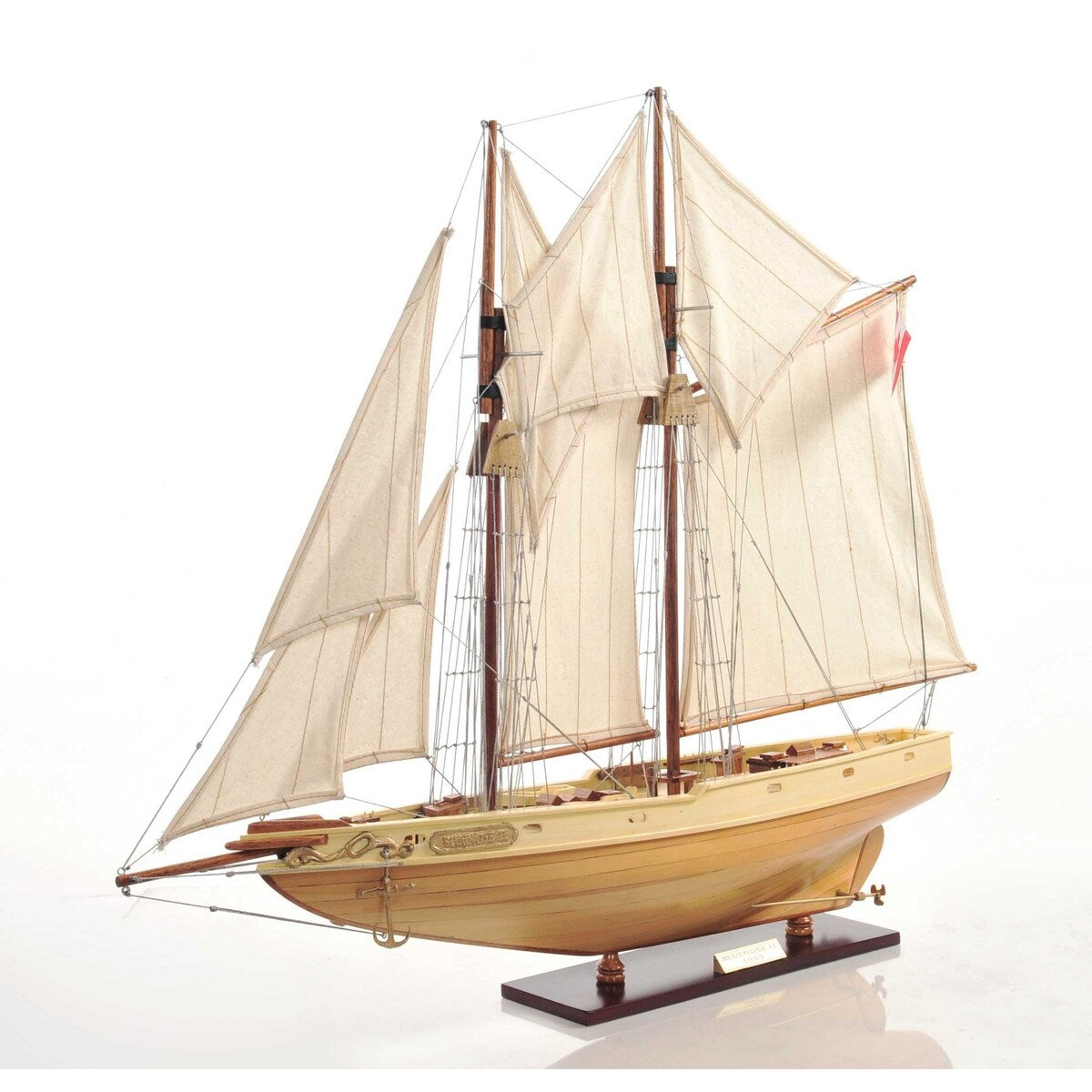 Bluenose Model in Light Brwon Finish - 5" W x 29.5" D x 24" H