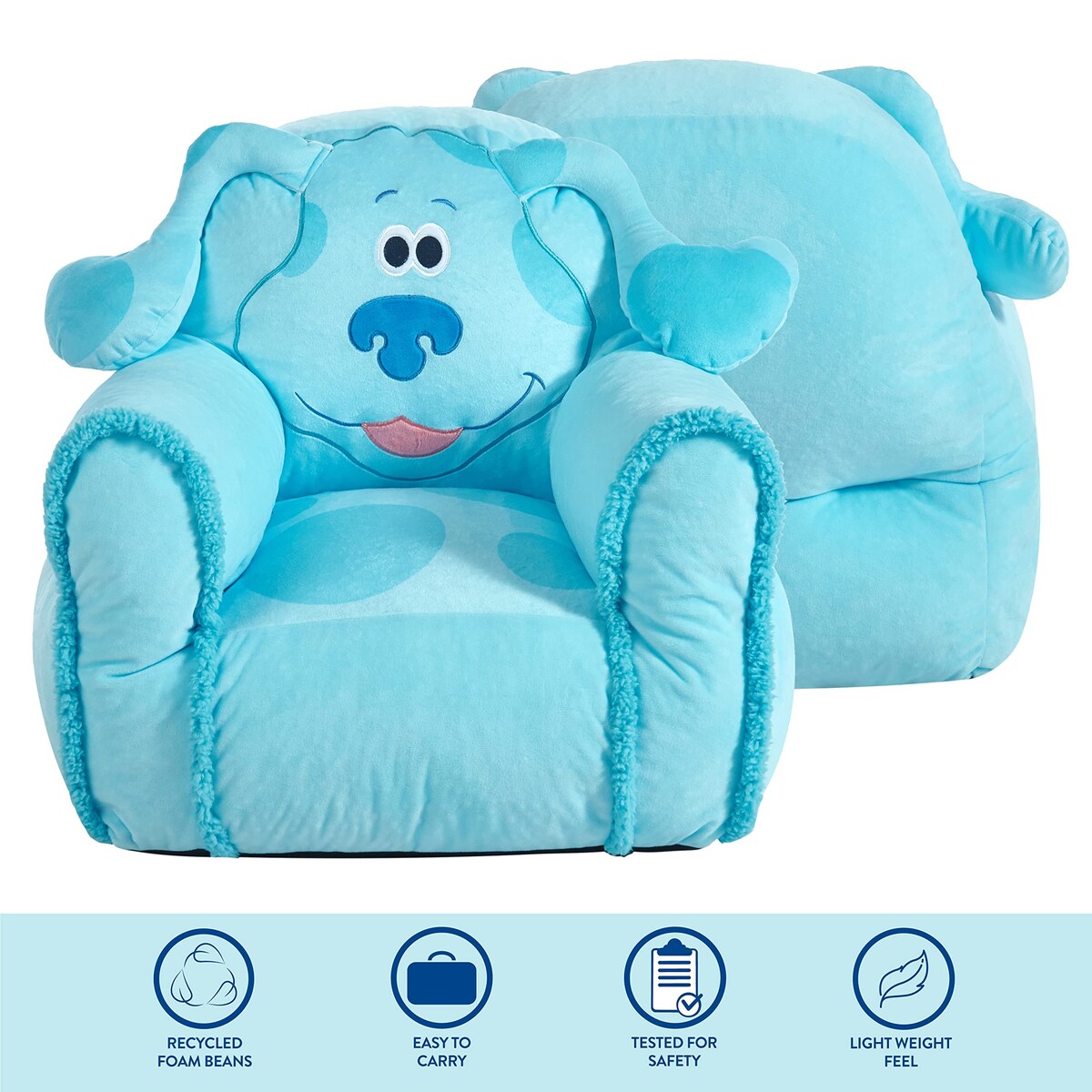 Blues Clues Bean Bag Sofa Chair Polyester Large