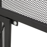 Blyfield Modern Iron Folding Fireplace Screen with Door by Christopher Knight Home