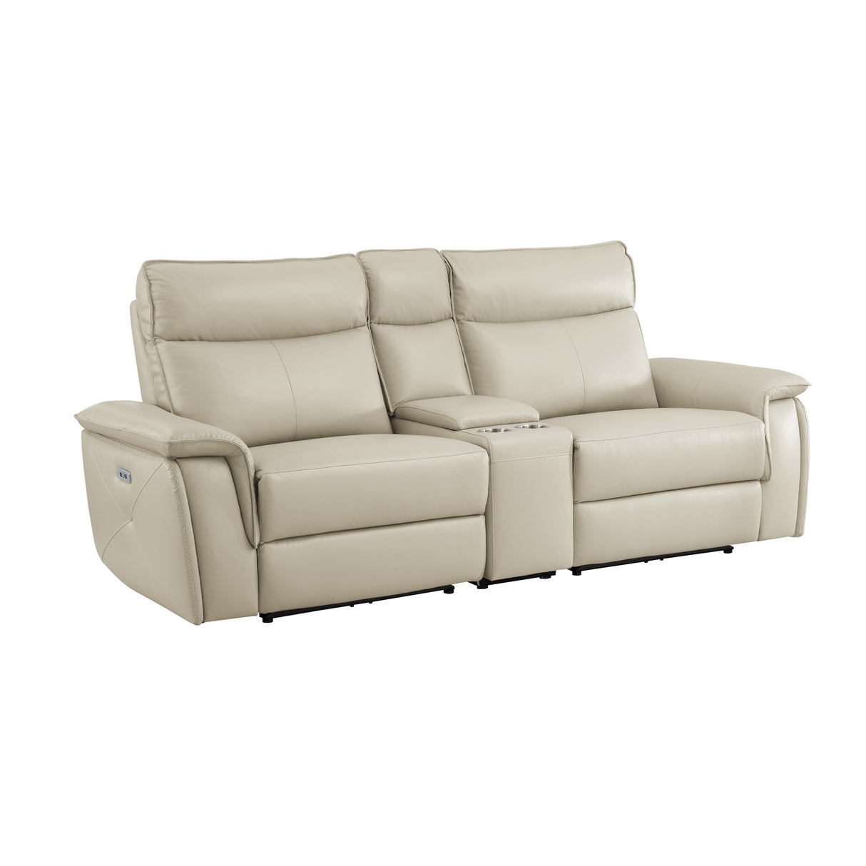 Blythe Power Double Reclining Loveseat with Console
