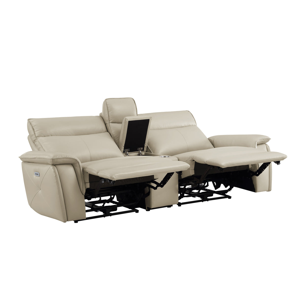 Blythe Power Double Reclining Loveseat with Console