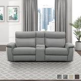 Blythe Power Double Reclining Loveseat with Console