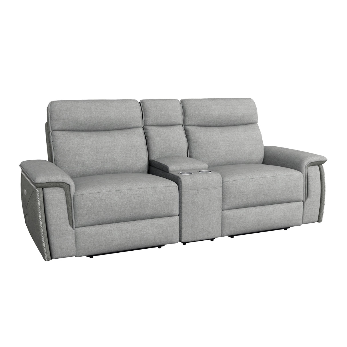 Blythe Power Double Reclining Loveseat with Console