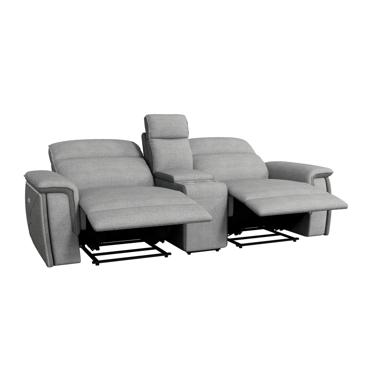 Blythe Power Double Reclining Loveseat with Console