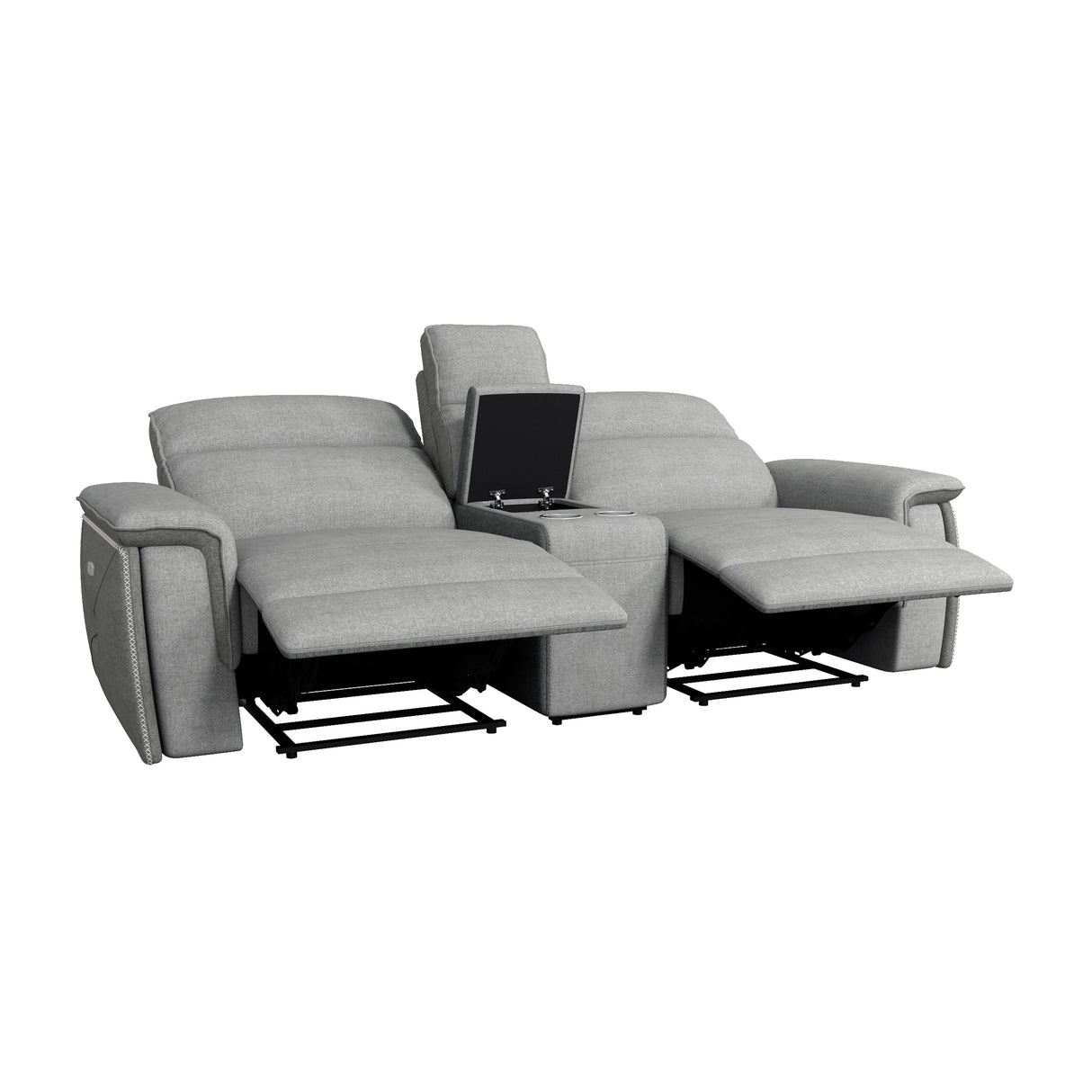 Blythe Power Double Reclining Loveseat with Console