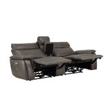 Blythe Power Double Reclining Loveseat with Console
