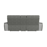 Blythe Power Double Reclining Loveseat with Console