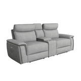 Blythe Power Double Reclining Loveseat with Console