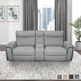 Blythe Power Double Reclining Loveseat with Console