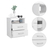 Boahaus Palma Nightstand (White)