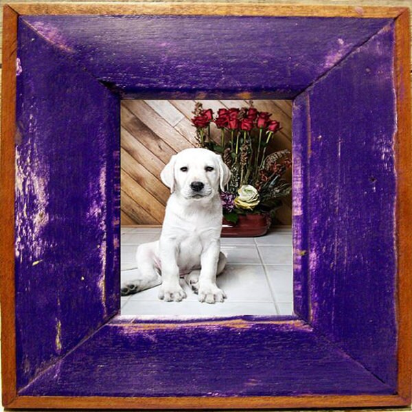 Boat Wood Princely Purple Picture Frame (Thailand)