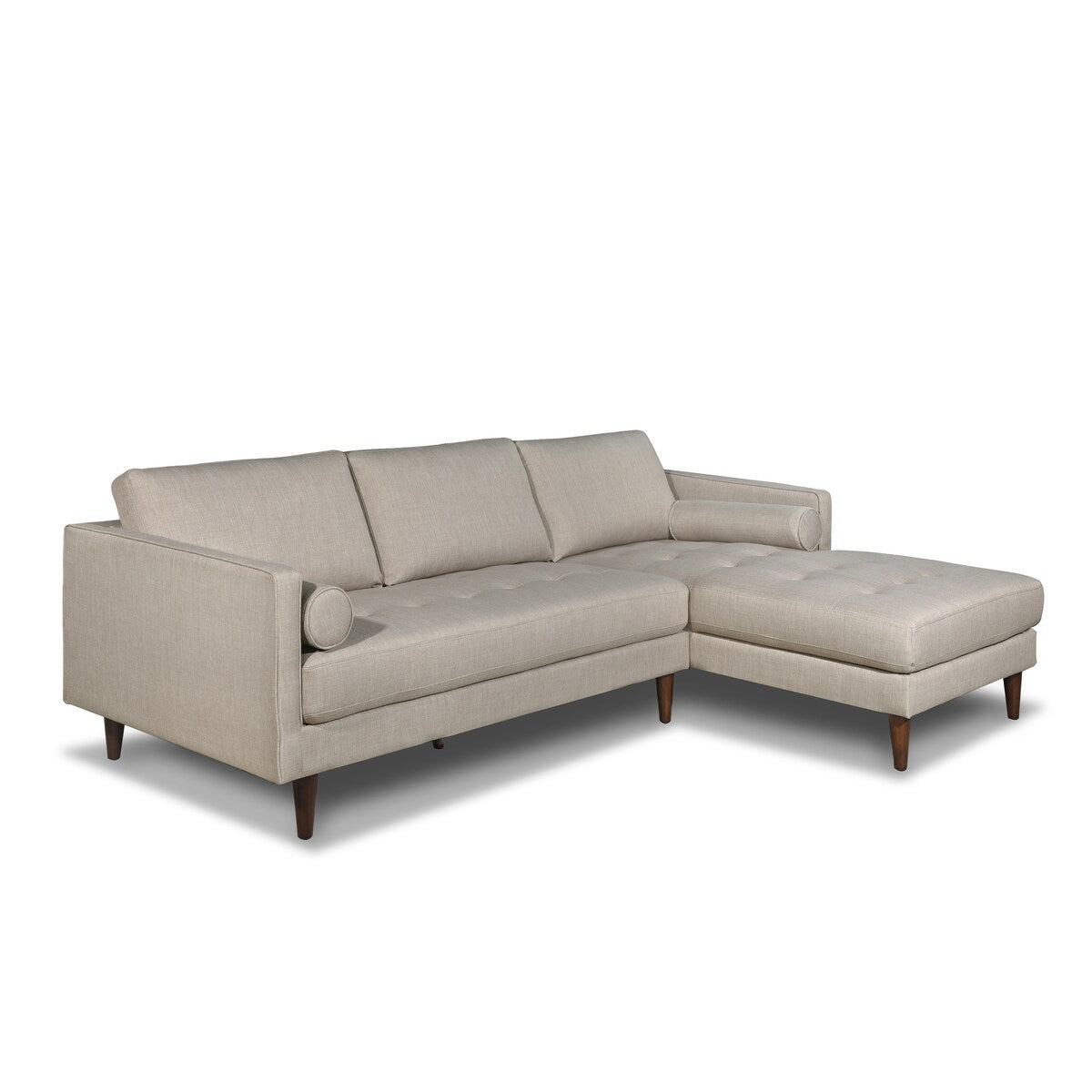 Rye Studio Boca Sofa Chaise RHF with Button Tufted