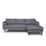 Rye Studio Boca Sofa Chaise RHF with Button Tufted