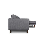 Rye Studio Boca Sofa Chaise RHF with Button Tufted