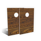 Bocote Wood Tailgate Cornhole Board Set (Includes 8 Bags) - N/A